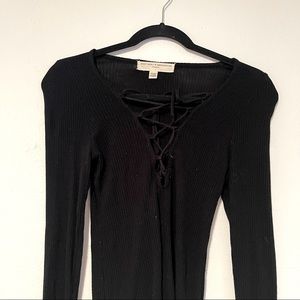 Urban Outfitters Tie Front Top
